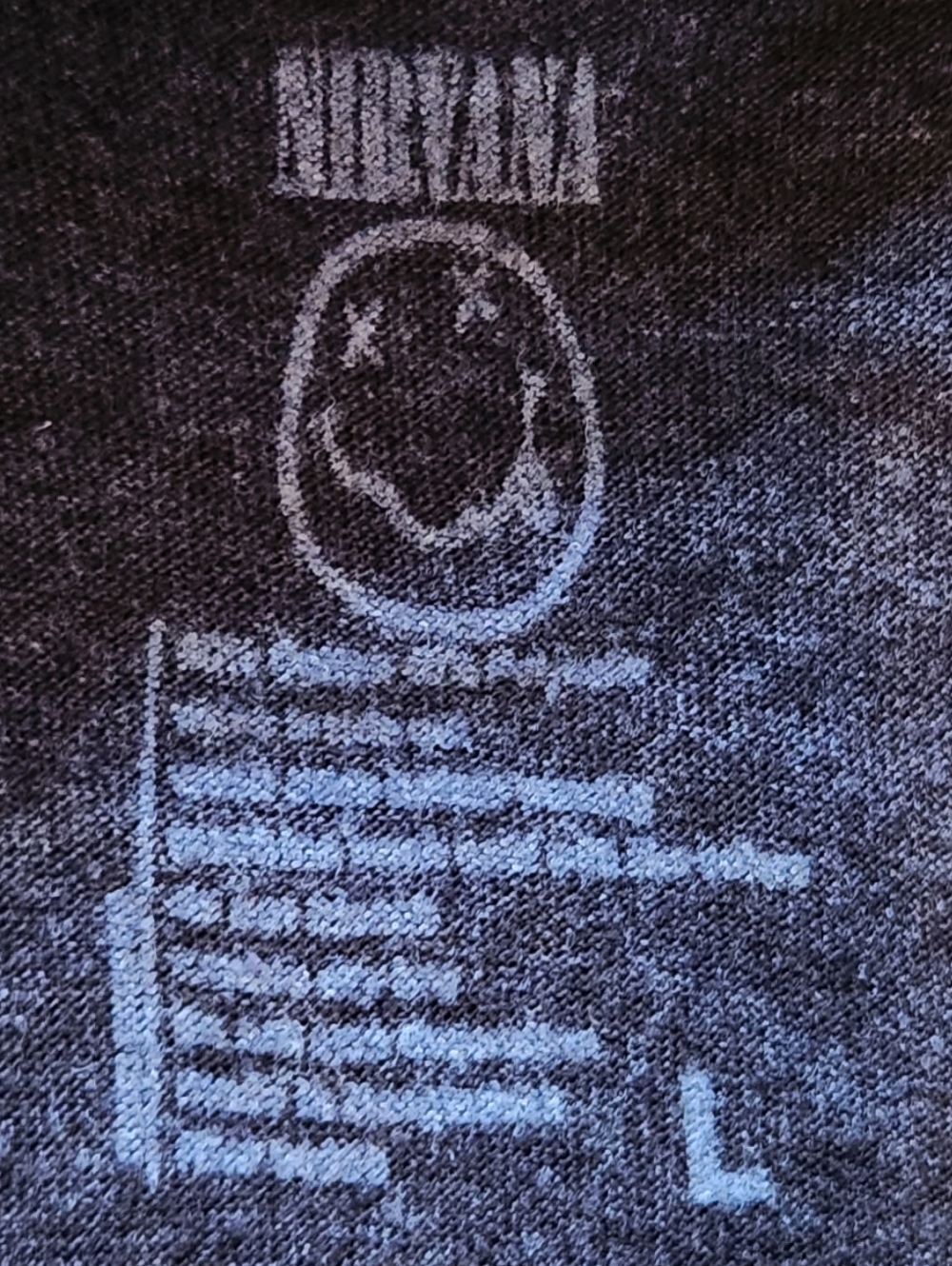 Nirvana Tie Dye Smiley Band Shirt - Picture 3 of 3